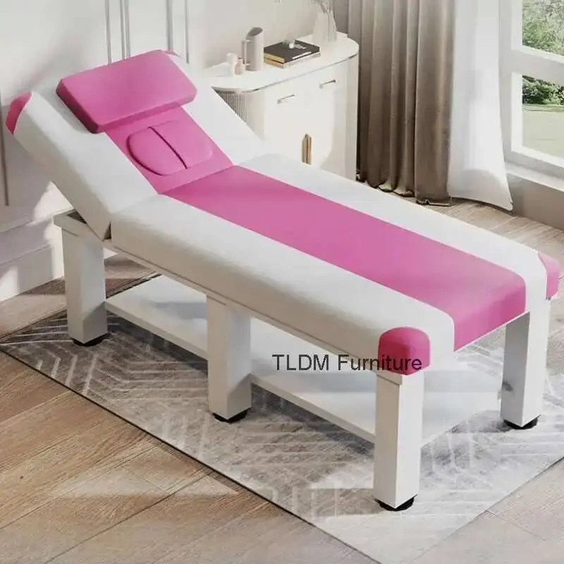 Belleza-barra De masaje profesional, camillas iluminadas De Spa, cama portátil, mesa De esteticista, Camillas Electricas Para Spa