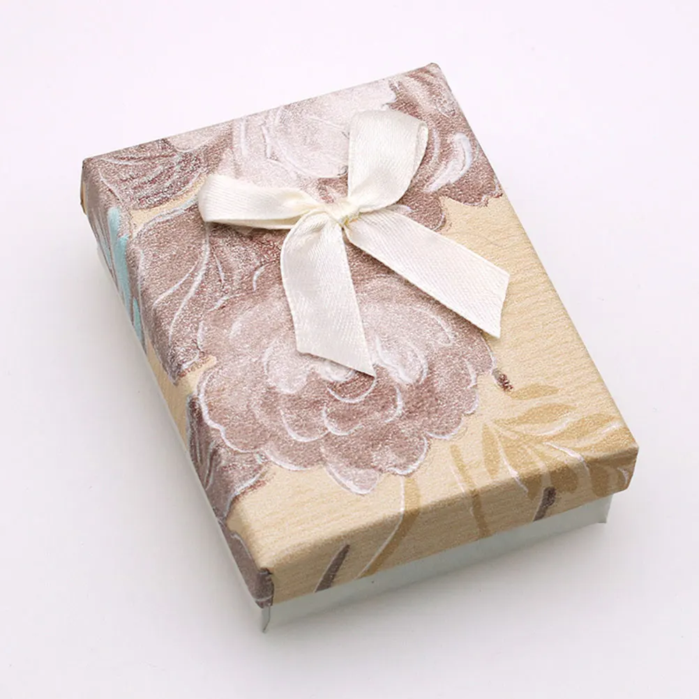 

6pcs Jewelry Boxes Gift Packaging Case Storage Six Colors Ring Cases For Travel Earrings Rings Necklace Home Use