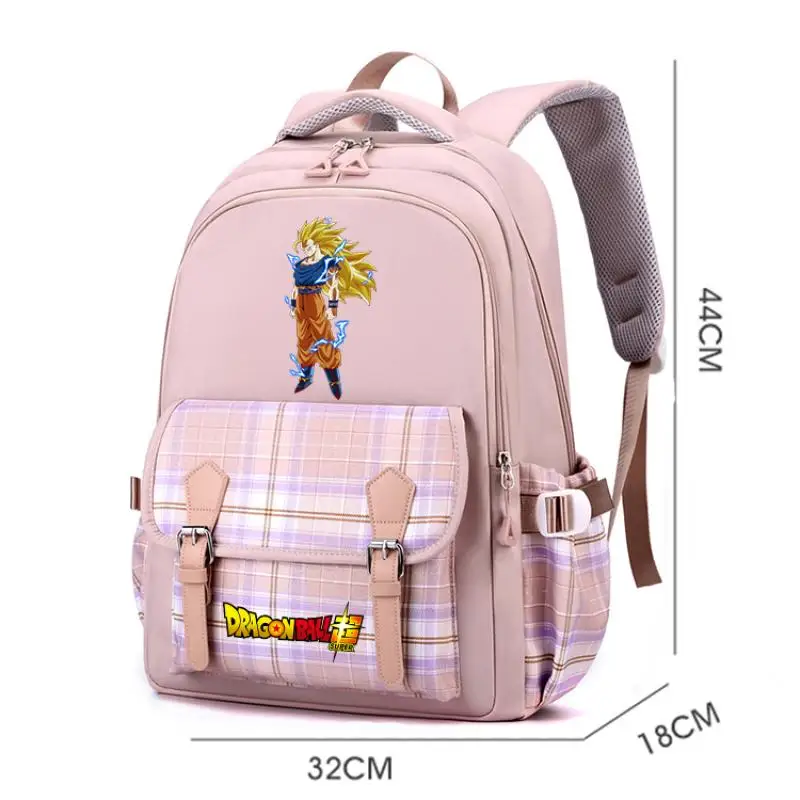 Anime Dragon Ball Plecak dla dziewczynki Chłopiec Student Teenage Hildren Rucksack Women Casual School Bag Kid Birthday Gift Goku Backpack