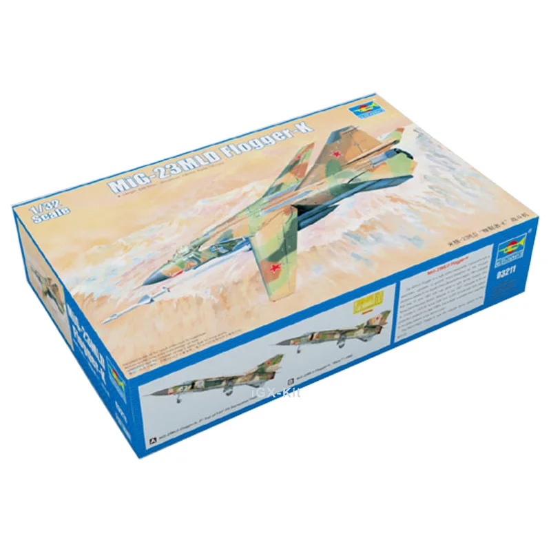 

Trumpeter 03211 1:32 Scale Soviet Mig23 MiG-23MLD Flogger K Fighter Toy Gift Hobby Military Assembly Plastic Model Building Kit