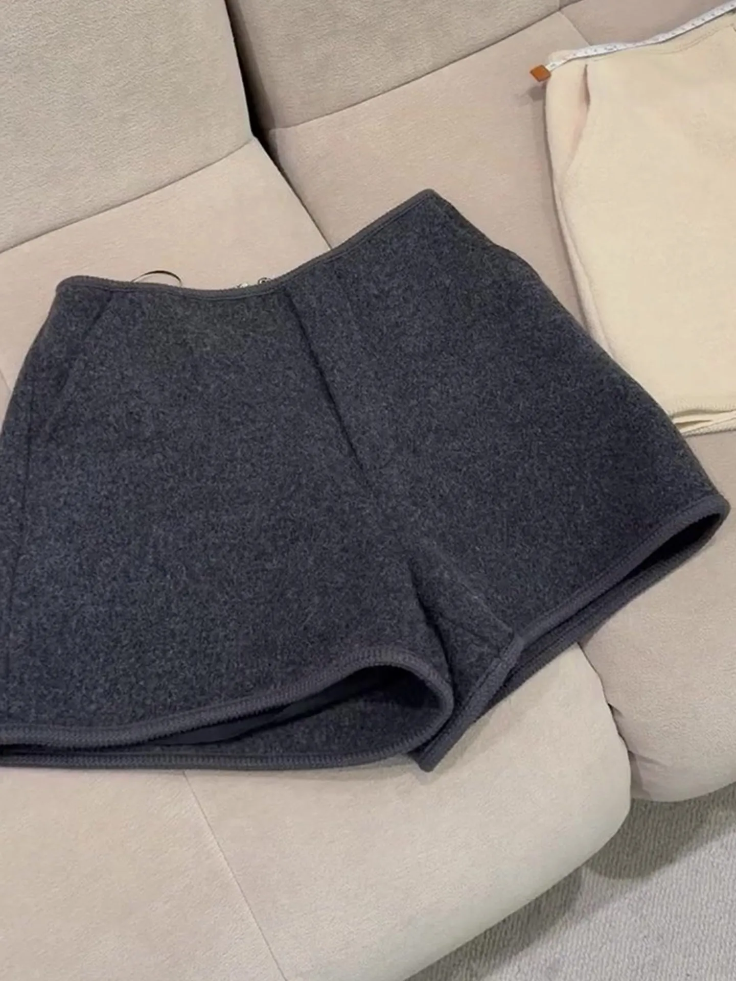 

Шерстяные брюки Deep ey с высокой талией и широкими штанинами, удобные, стройнящие, в корейском стиле, повседневные, прямого кроя