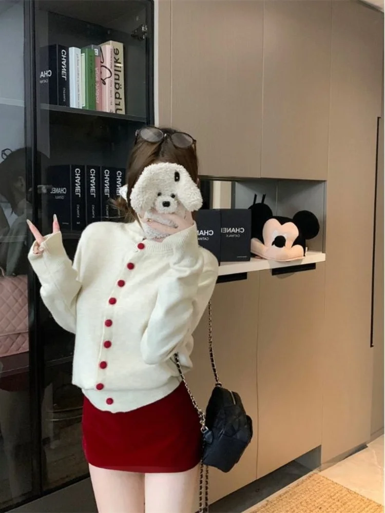 

Женский вязаный свитер с высоким воротником, весенний стиль, для ношения как под одежду, так и поверх нее, базовый слой, повседневный, удобный, в корейском стиле