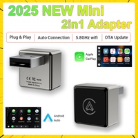 Wireless CarPlay Android Auto Adapter Hassle-Free Plug&Play 2025 New Smart Stable BT WiFi Connect OTA Upgradable Fit 99% Vehicle