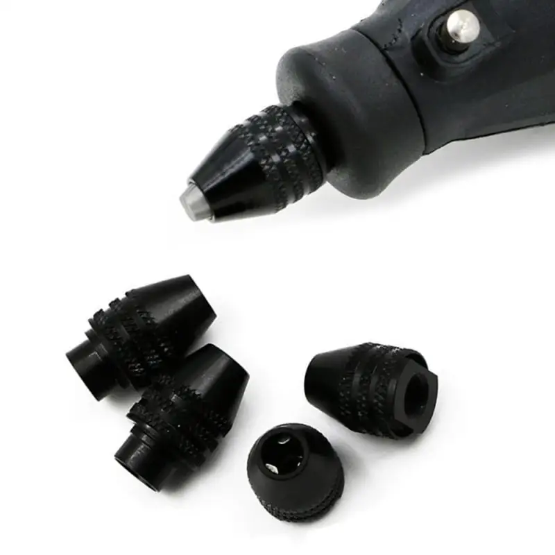 Mandril multiportabrocas sin llave para herramientas rotativas Dremel, adaptador de broca sin llave, convertidor Universal, Mini portabrocas,