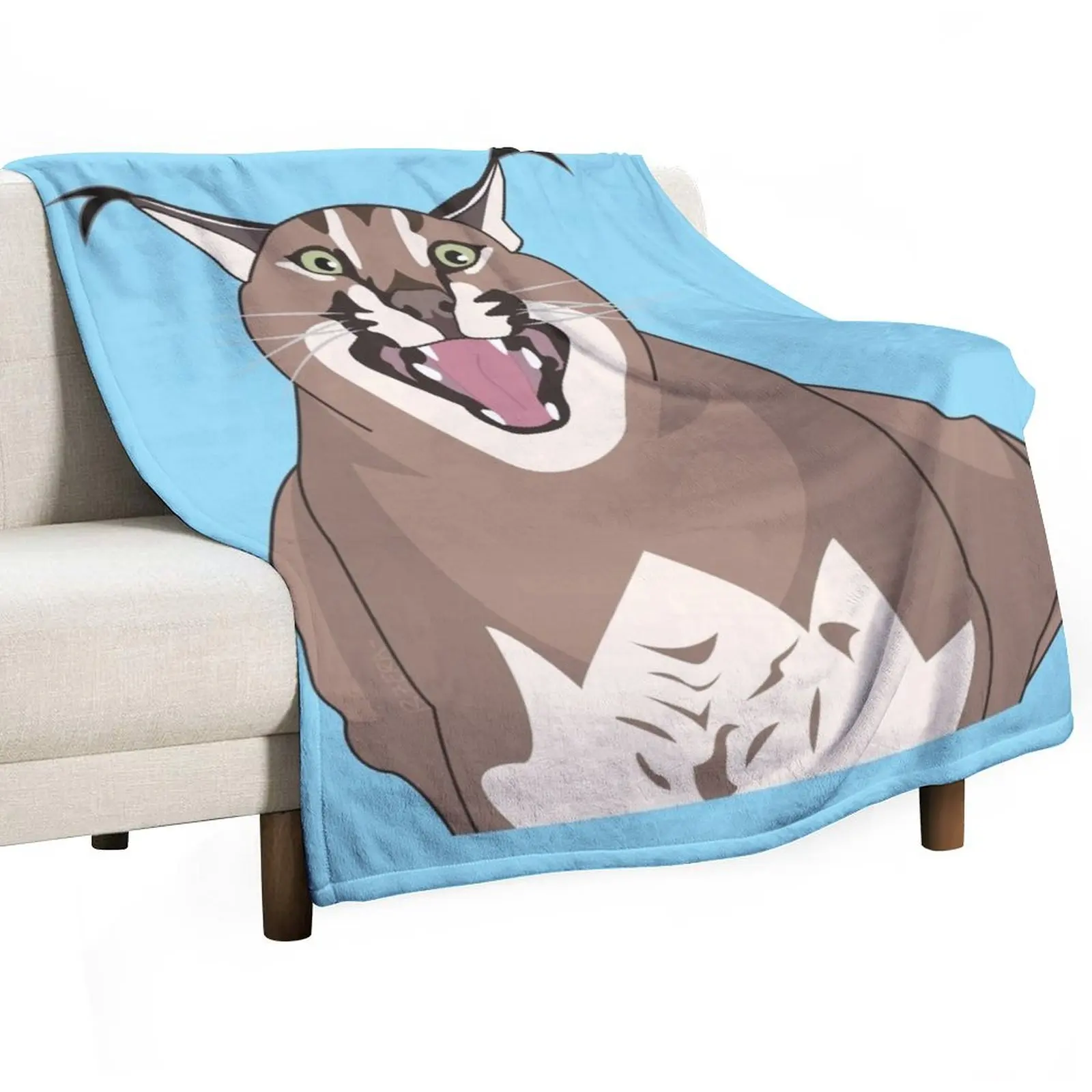 

Big Floppa Gosha Karr AAA Throw Blanket cosplay anime Sofa Quilt blankets and throws anime Blankets