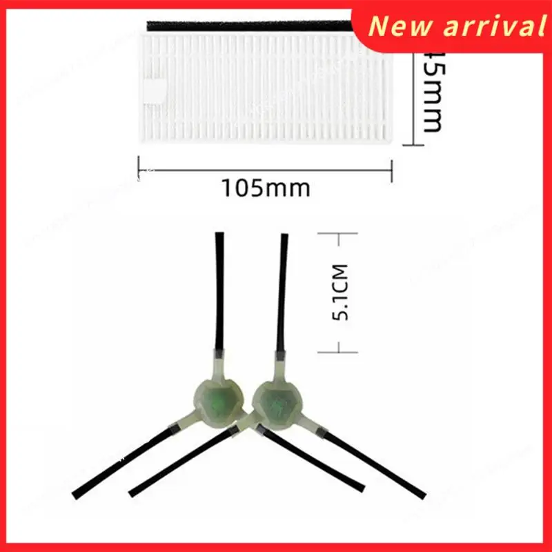 Запасные части для боковых щеток N89R, пластиковые для роботов-пылесосов Lefant M200/M201/M520M/M501-A/M571 T700 M501 T800