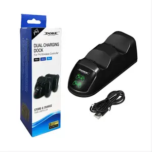 PS4/PS4 Slim/PS4 Pro Controller Charger Doca, Double USB Fast Loading Dock, Support Charger, GamePad Charger Indication Main Main Sales Charger PS4 - №5