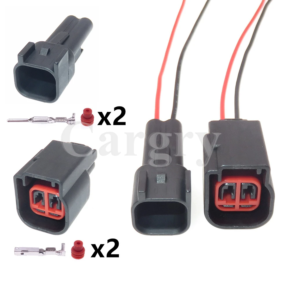 1 Set 2P Auto Waterproof Connector For Ford Mondeo Automobile Socket AC Assembly Car Center Horn Wire Harness Plug