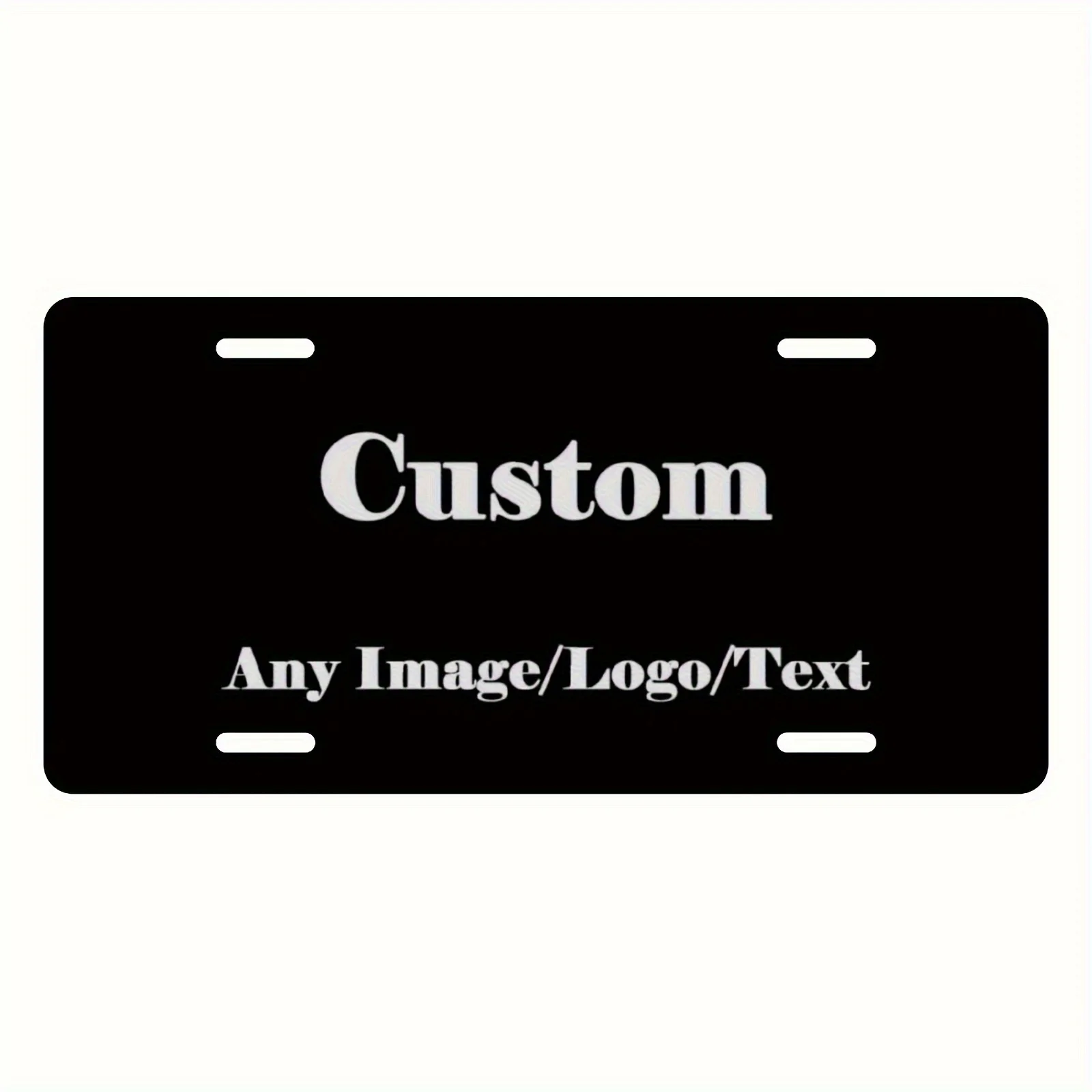 Gestalten Sie Ihr Nummernschild individuell, fügen Sie Ihre eigenen Bilder oder Texte hinzu, für die Dekoration von Autos, LKWs, Wohnmobilen, Fahrrädern, Häusern, Cafés und Bars. Maßgeschneidert Fr – Detail 5