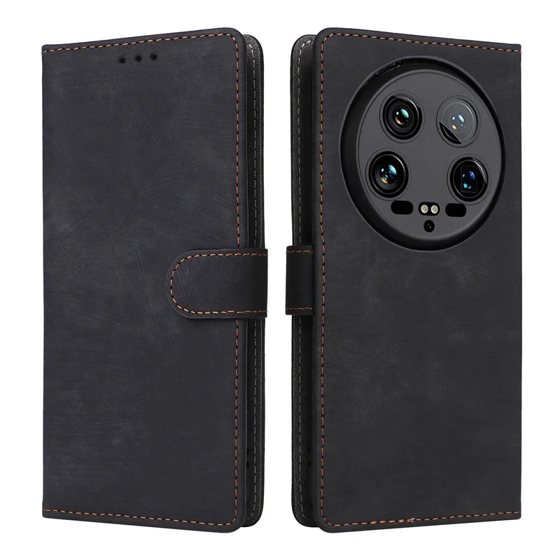 For Xiaomi 14 Ultra Case Wallet Anti-theft Brush Magnetic Flip Leather Case For Xiaomi 14 Ultra 14Ultra Phone Case