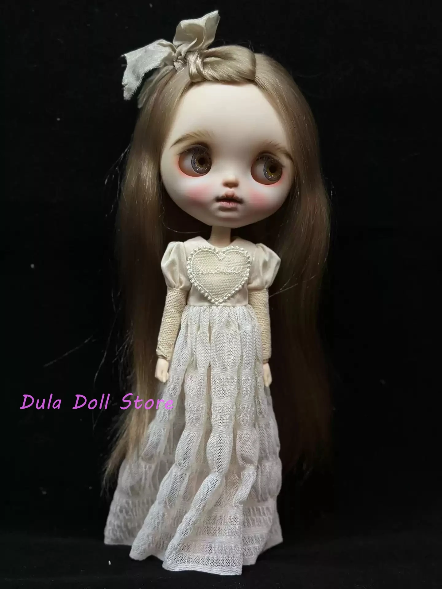 

NEW Dula Doll Clothes Dress White lace dress Blythe ob24 ob22 Azone Licca ICY JerryB 1/6 Doll Accessories