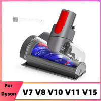 Upgrade Anti-Tangle Mini Motorized Brush Head For Dyson V7 V8 V10 V11 V15 Vacuum Cleaner,Suitable for Sofas, Beds, Car Seats