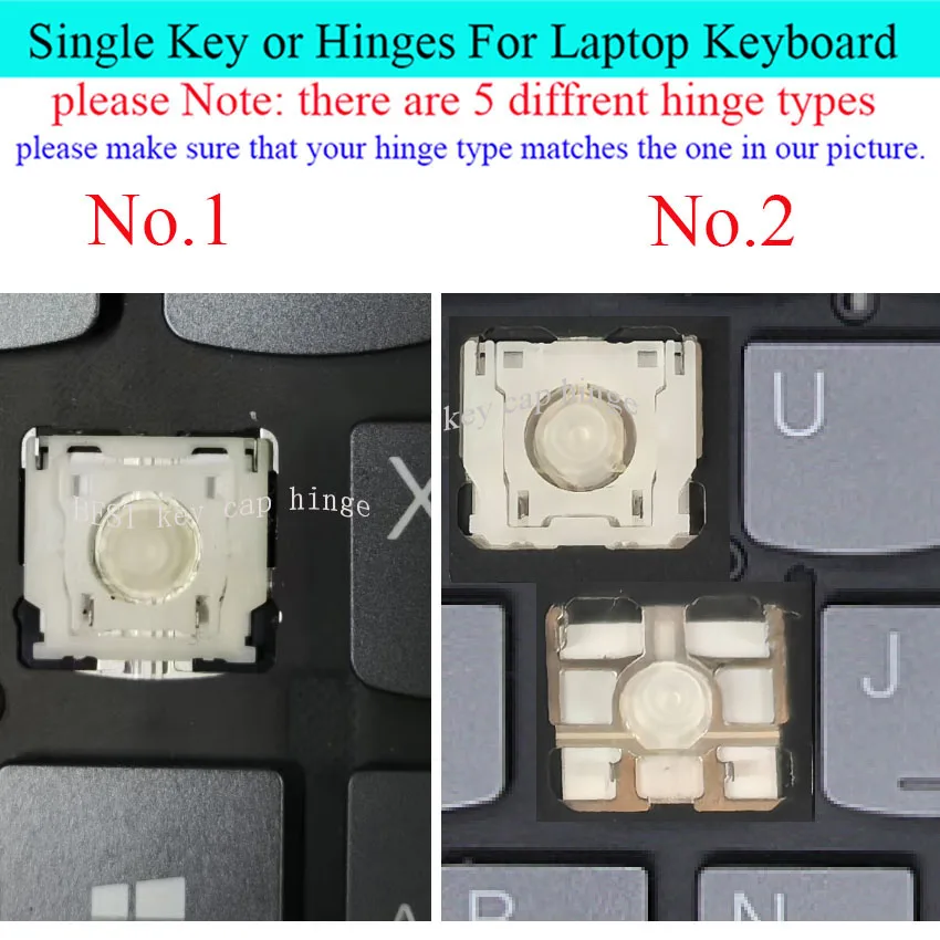 Single Key cap hinges For Lenovo IdeaPad Slim 3 15ABR8 15IAH8 15IRH8 16IAH8 16IRU8 15IAN8 15IRU8 15AMN8 Keyboard Keys
