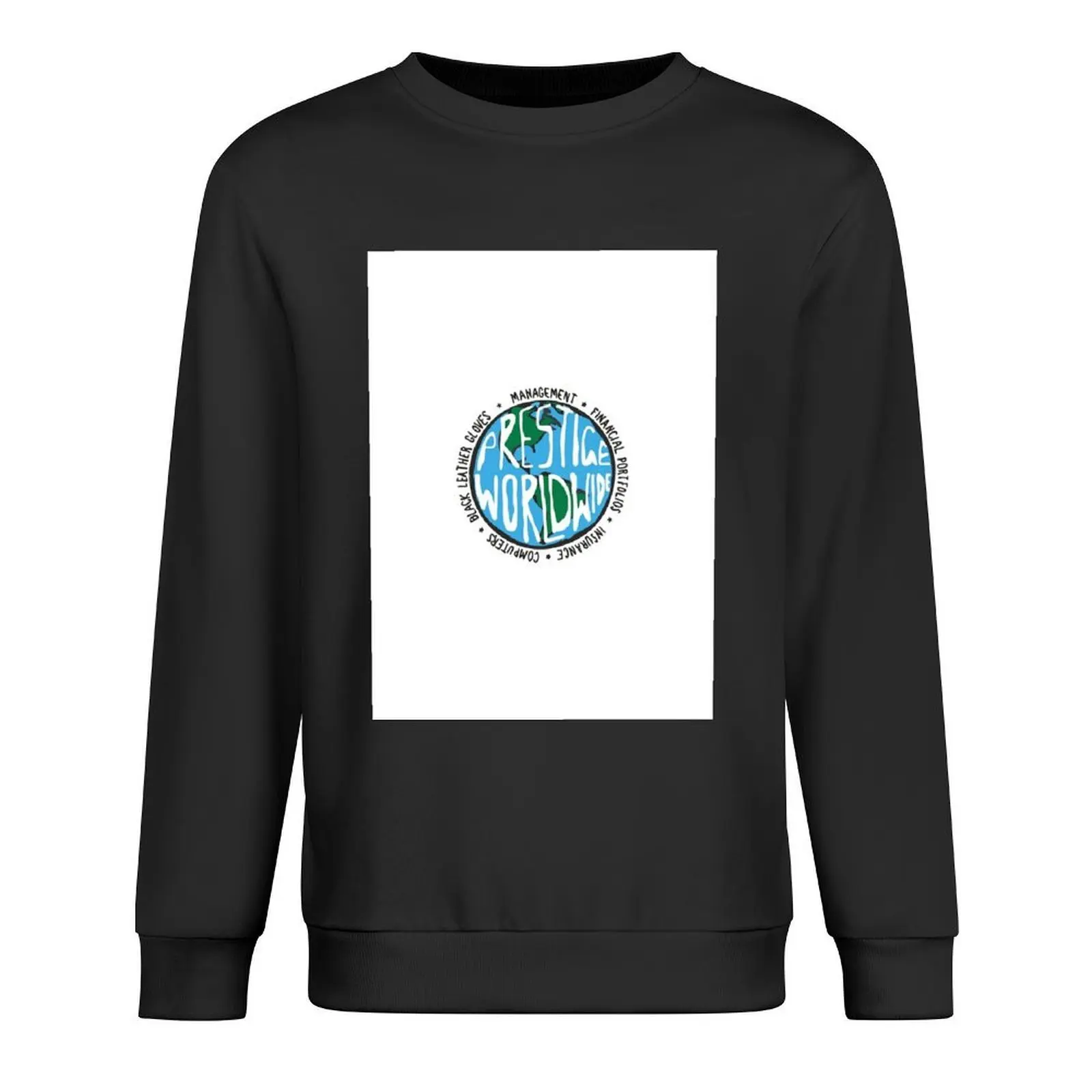 

Prestige Worldwide - White Pullover men's sweat-shirt set aesthetic clothing korean clothes male clothes new in sweatshirts