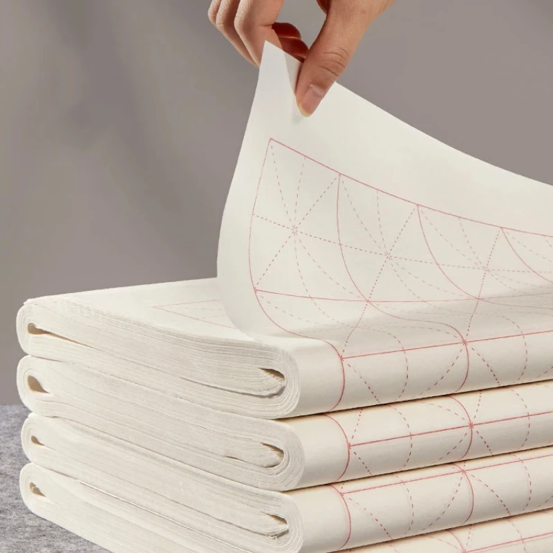 Xuan Paper Chinese Regular Script Brush Calligraphy Handwriting Practice Creation Semi Rice Art Craft Supplies Calligraphy Paper