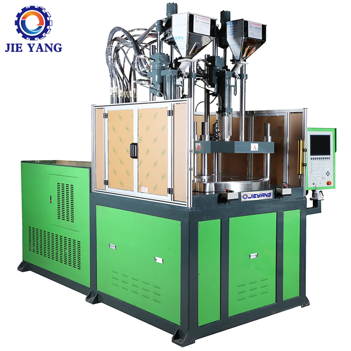 Two Color Vertical Plastic Injection Molding Machine Double Shot Injector for Auto New Energy Silicone Plastic Parts