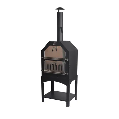 가정용 미니 블랙 스틸 숯 목재 연소 피자 오븐, chimenea lena brasero Best5 가정용 미니 블랙 스틸 숯 목재 연소 피자 오븐, chimenea lena brasero Best5