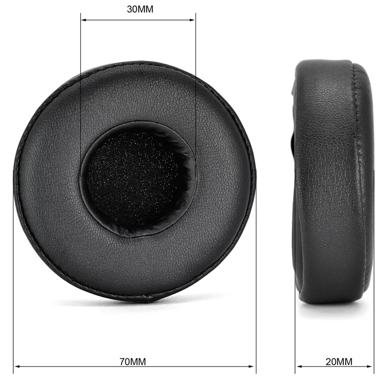Almohadillas de cuero suave para auriculares, espuma viscoelástica para Sony MDR-ZX100, ZX110, ZX220BT, ZX300, ZX310, ZX330