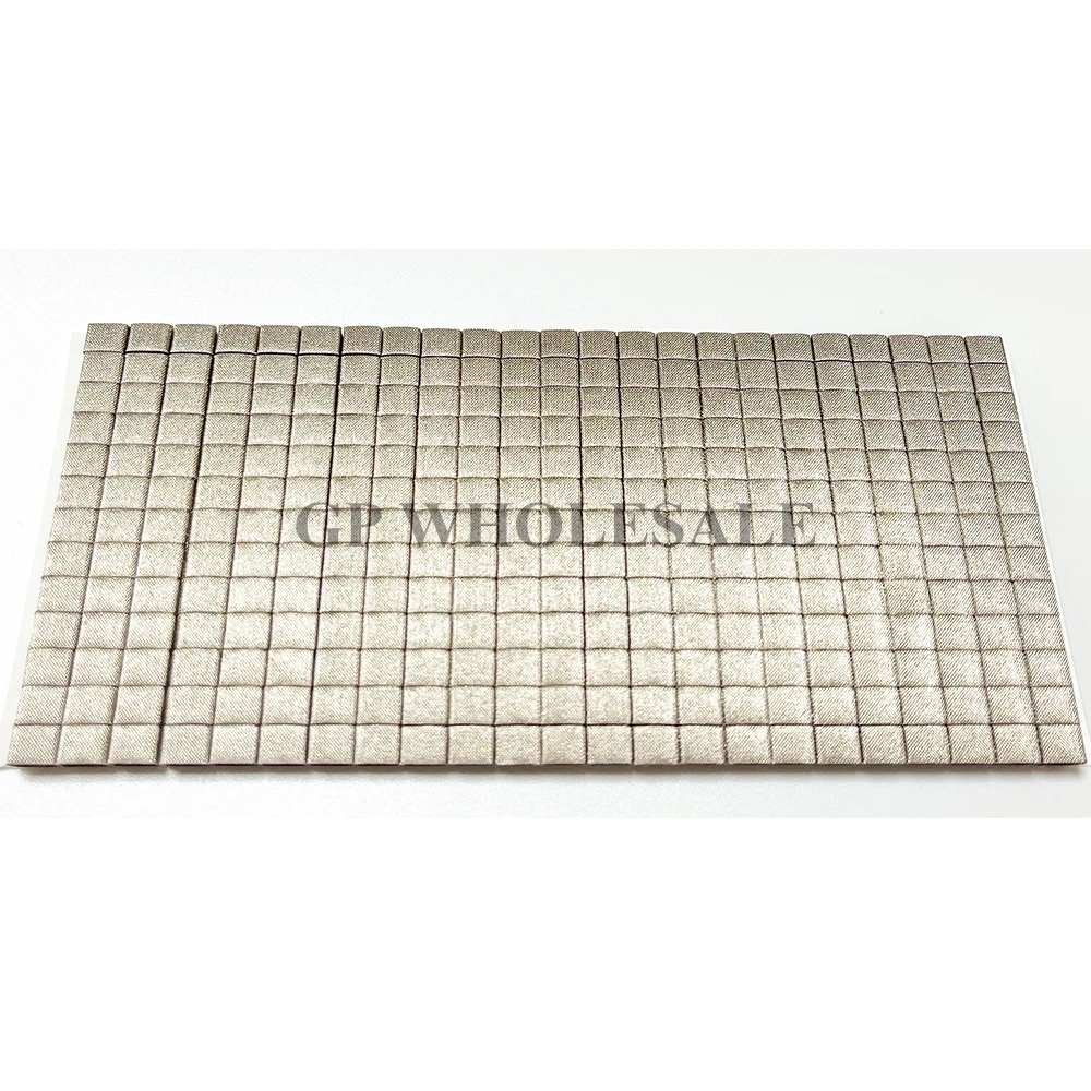 220Pcs 6mmx6mmx6mm Small Cube Square Conductive Foam Pad EMI Shielding Gasket Fabric Over Foam Block Tape for ESD RF Shield