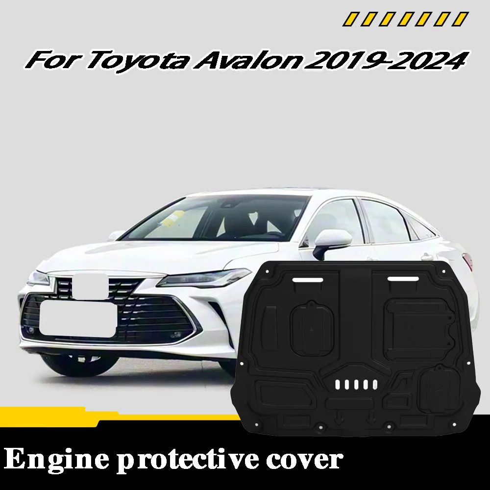 The engine undertray is suitable For Toyota Avalon 2019-2024 2.5L providing protection for the engine undercarriage.