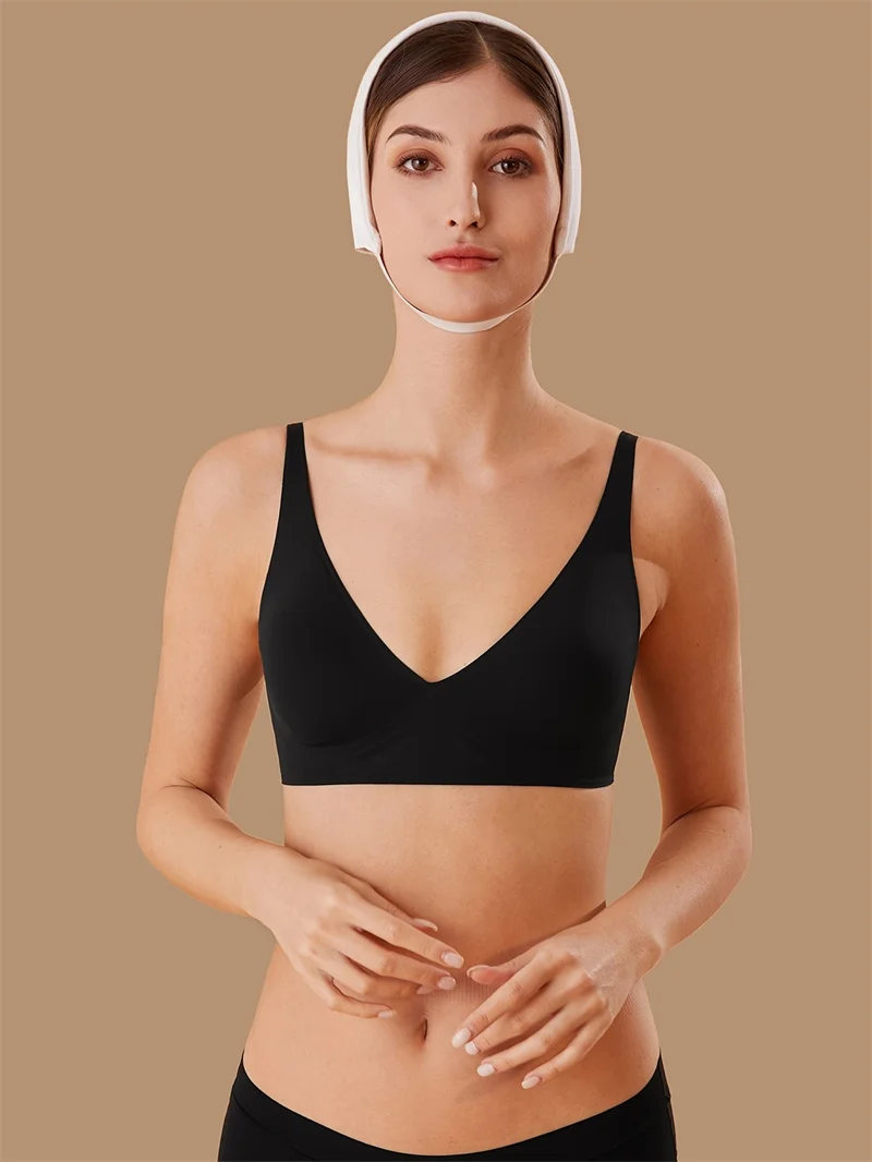 Seamless Solid Wireless Bra, Comfy & Breathable Stretch Everyday Bra, Women's Lingerie & Underwear