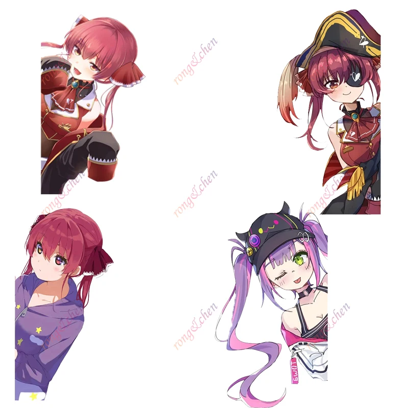 

Sexy Girl Car Sticker Marine Hololive for Car Motorcycle Racing Helmet Laptop Trunk Body Car Window Surfboard PVC Vinyl Decals