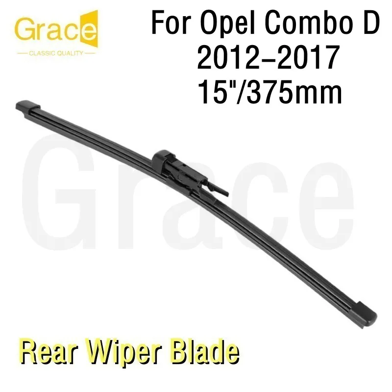 Escobilla limpiaparabrisas trasera para Opel Combo D 15 "/380mm parabrisas de coche goma 2012 2013 2014 2015 2016 2017