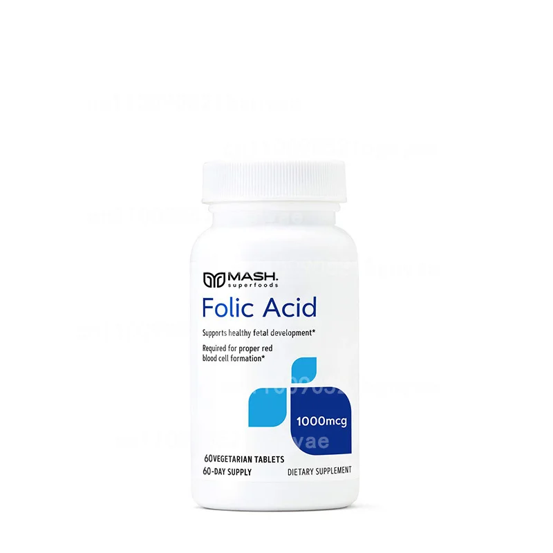 

Folic Acid Supplement Capsule 1000 Micrograms - Plant-based, Gluten Free, Vegan, Non GMO - High-quality Dietary Supplement