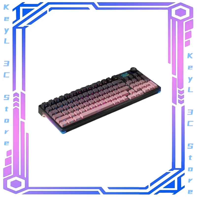 F98prov2 Customized Side Carved Keycap Mechanical Keyboard Wireless Bluetooth Low Delay Stable Property E-Sports Game Dedicated