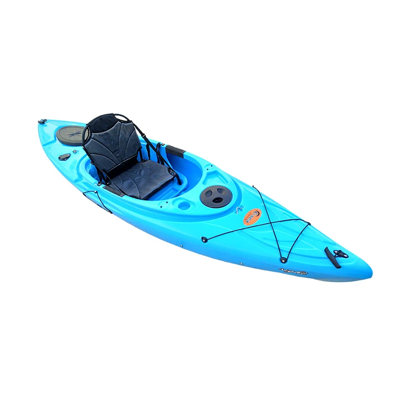 Single1 person outdoor 300cm sit in plastic sea kayak fishing  with pedals