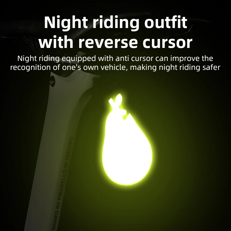 

Bright Cycling Reflector Portable Road Bicycle Reflector Ultralight MTB TPU Reflective Triangle Bike Accessories