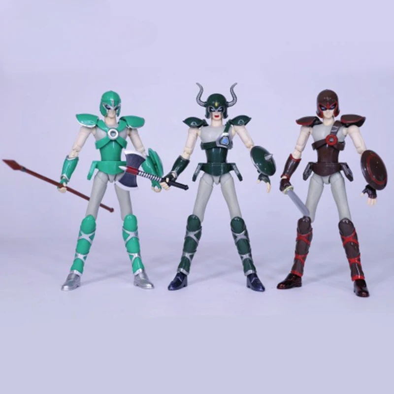 

Miscellaneous soldiers, guards, miscellaneous fish with Saint Seiya scene temple model in stock