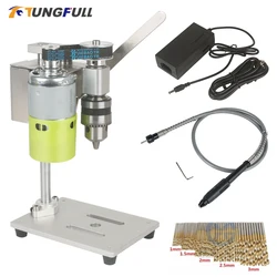 Mini Bench Drill Press Portable Bench Drilling Machine Mini Electric Drill Hand Drill Mini Adjustable Speed Drill Press 795 B12