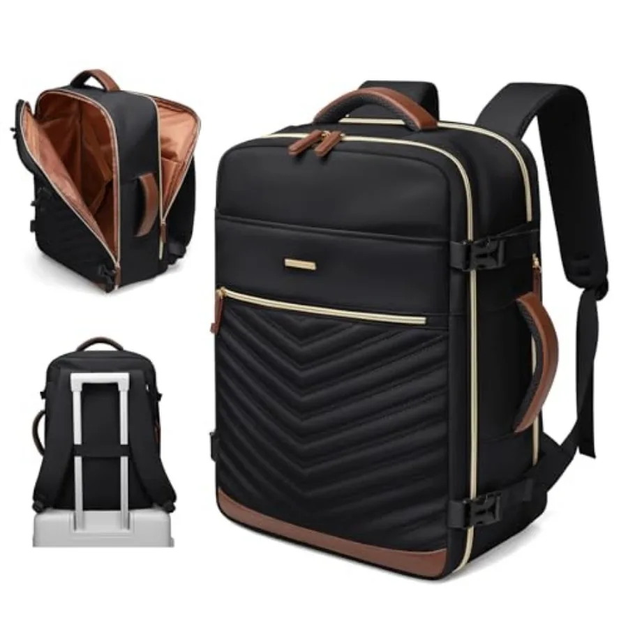 

Travel Backpack for Women - Carry On Travel Laptop Backpack, Personal Item Travel Bag Waterproof Large Casual Daypack Backpack