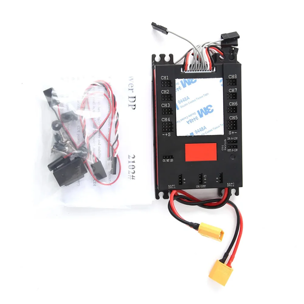 Mini Power Dp Servo Sectie Board Geïntegreerde Cdi Afstandsbediening Afgesneden Voor Gas Vaste Vleugel Vliegtuig Servo Stroomverdeler