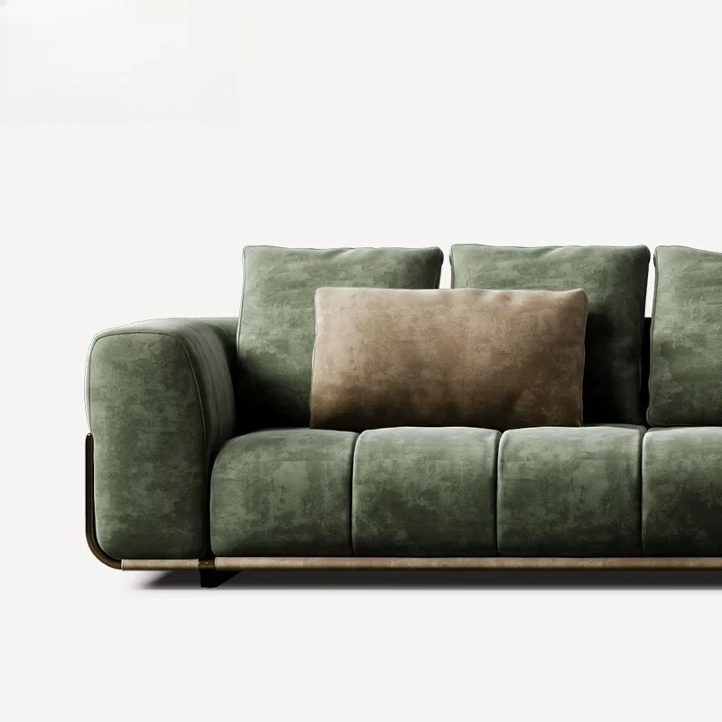Villa whole house haute couture series, leather combination sofa light luxury high-end