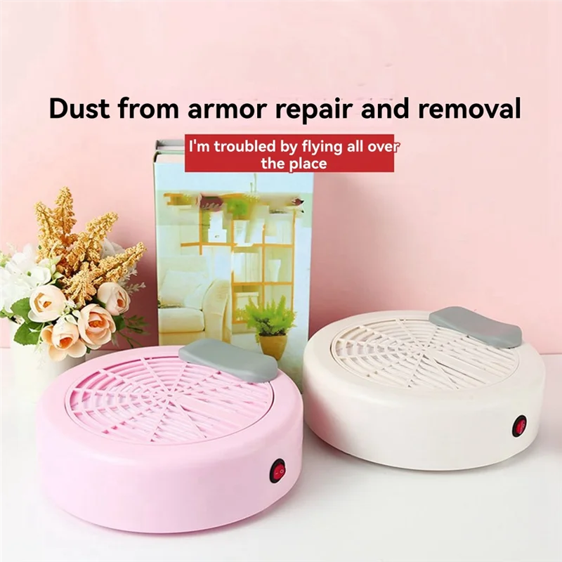 ABLE-ネイルダストコレクター コンパクト真空ファン集塵機 再利用可能なフィルター付き 強力な集塵機