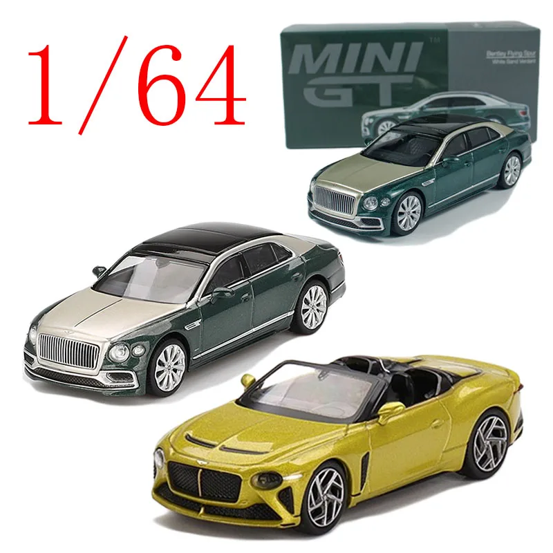 

MINIGT Diecast 1/64 Scale Bentley Alloy Model Cars Bentley #867 Play Vehicles Toys for Boys Gift Original Box