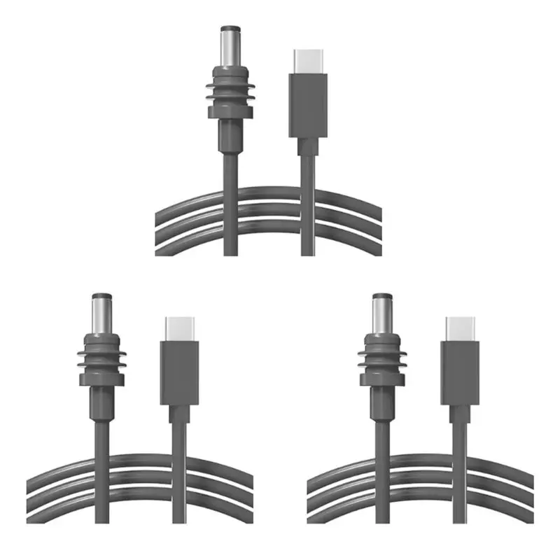 QWE-3X For Starlink Space-X Mini USB C To DC Cable Overload Short Circuit Protection MINI Type-C To DC Cable 2Meter/6.6Ft