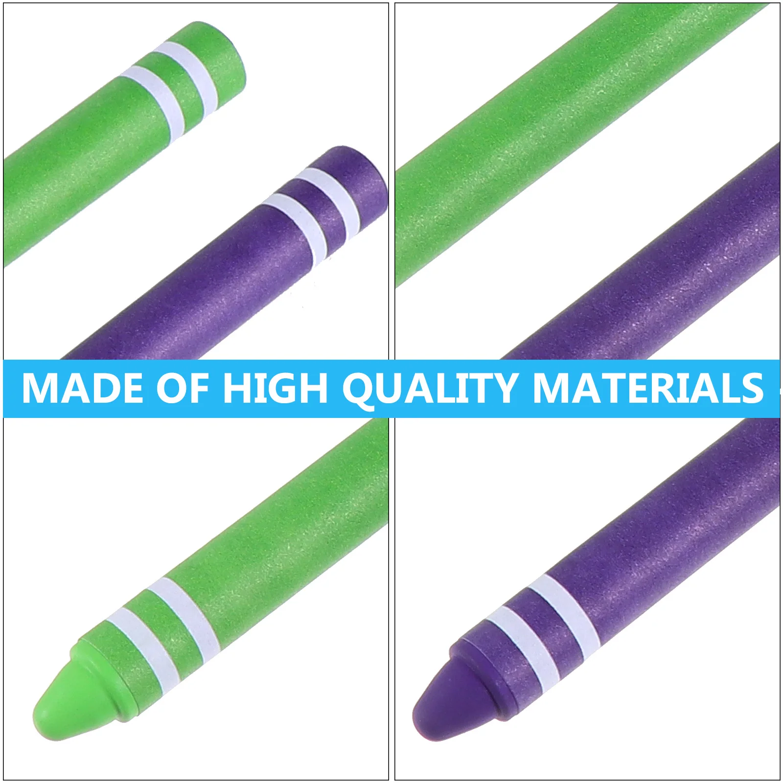 

2 Pcs Capacitor Pen Crayon Smart Stylus Digital Pencils Active Tablet Silica Gel Child