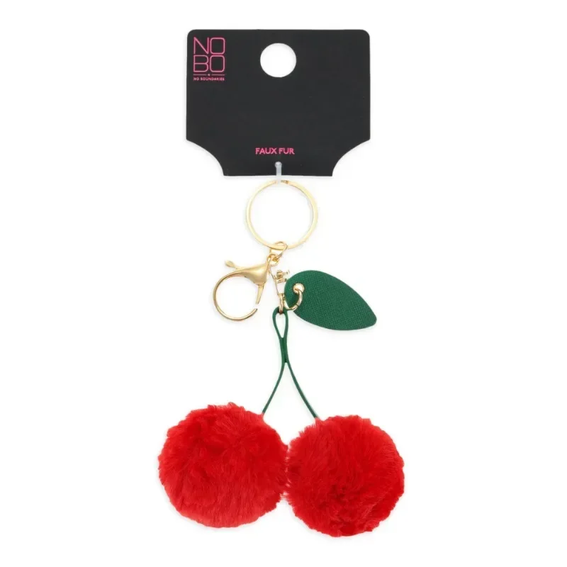 No Boundaries Cherry Puff Keyring with Clip