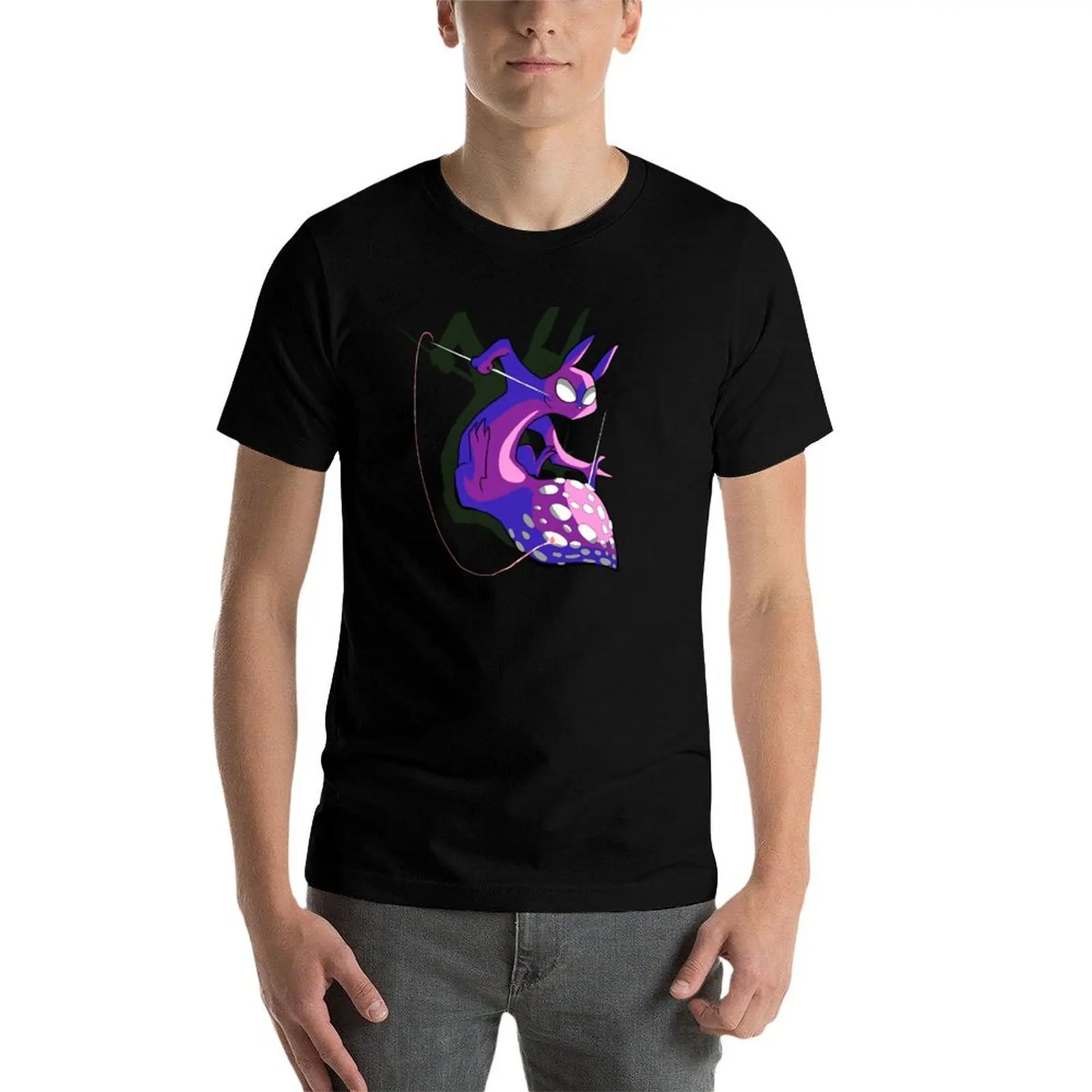 

Rain World Downpour Slugcat Spearmaster T-Shirt t shirt custom print t shirts for man pack cotton T-Shirt