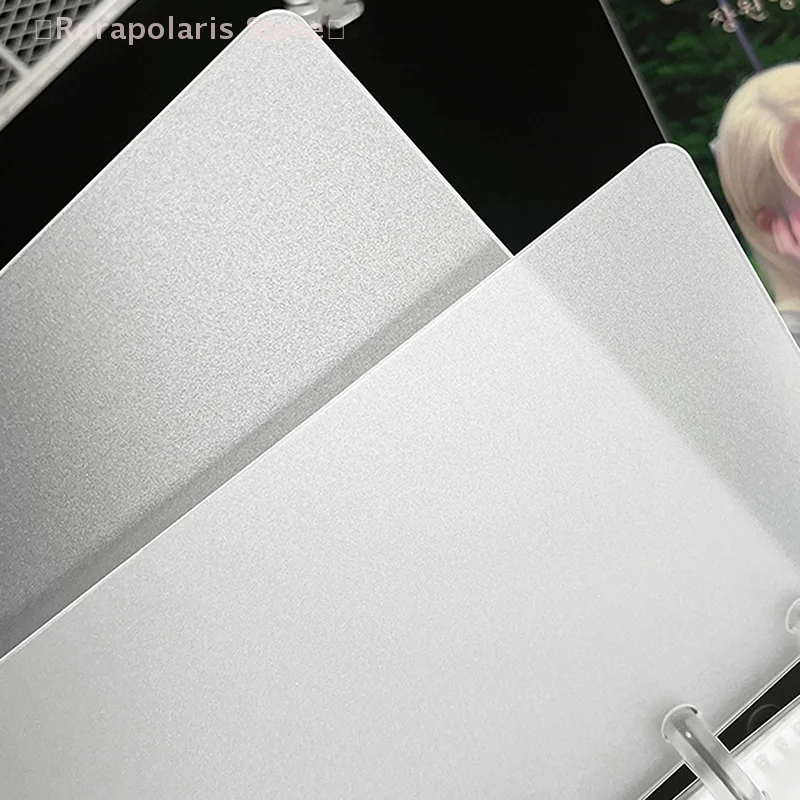 [cc]10/20Sheets Pockets Transparent Photo Album Binder For 3 Inch 3.5 Inch Postcard Photo Book Photocard Holder