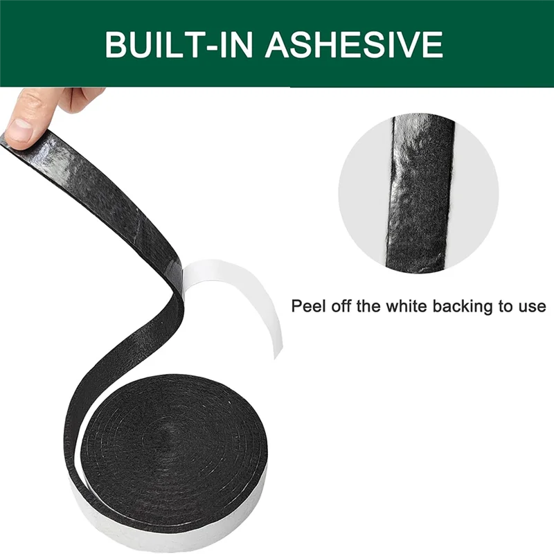 M12K-High Temp Replacement Gasket For Kamado Joe Junior Grill Accessories,BBQ Smoker Gasket Grill Gasket Self Stick Felt Materia