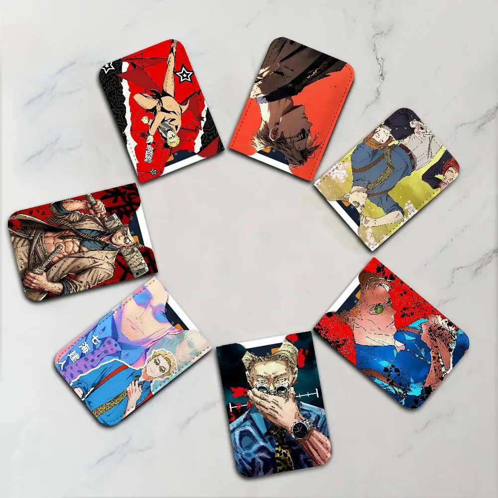 Anime Figure Nanami Kento PU Leather Card Holder Sleeve for Credit Cards,Secure/Slim Design, Travel Storage Essentials