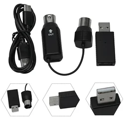 MIDI Adapter System Wireless 5pin USB Interface Adapter Connector Piano Keyboard MIDI To USB Cable Accessories