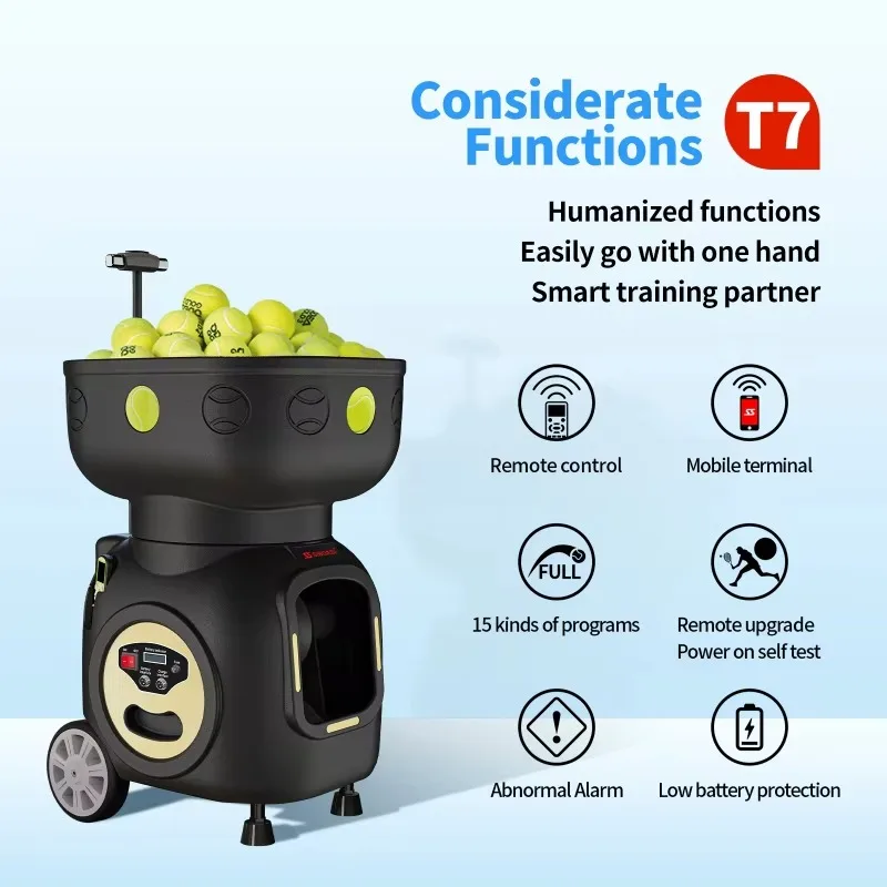 Portable Smart Automatic Tennis Launcher Practice Training Equipment