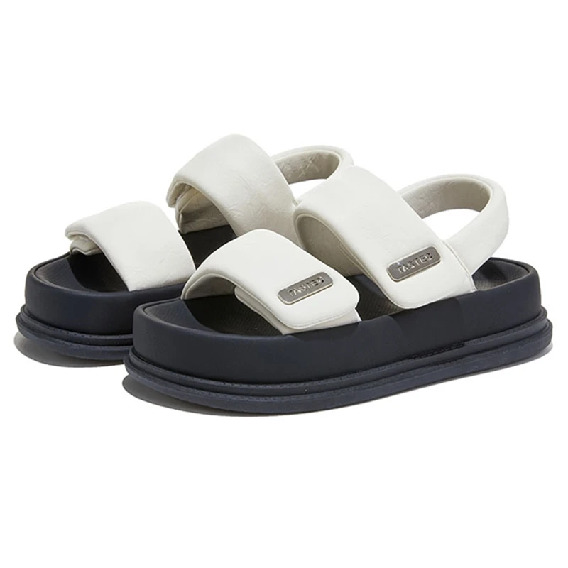

AIYUQI 2026 New Women's Sandals Flat Non-slip Velcro Sandals Women Summer Thick-soled Comfortable Beach girl Shoes