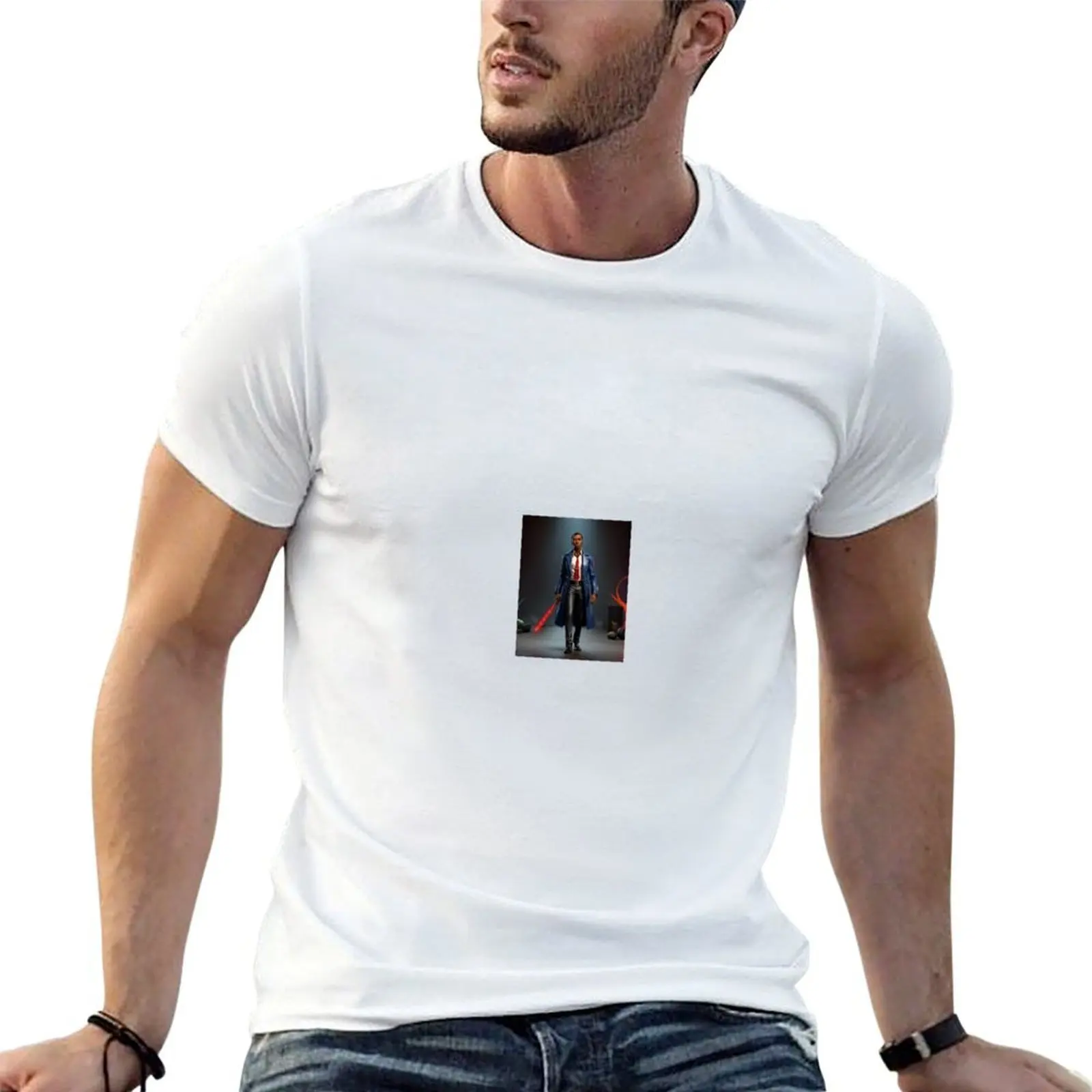 The Evolution of Rappers and Their Impact 0004 Poster Sticker T-Shirt Basic Plain Short Sleeve Crew Neck Tee
