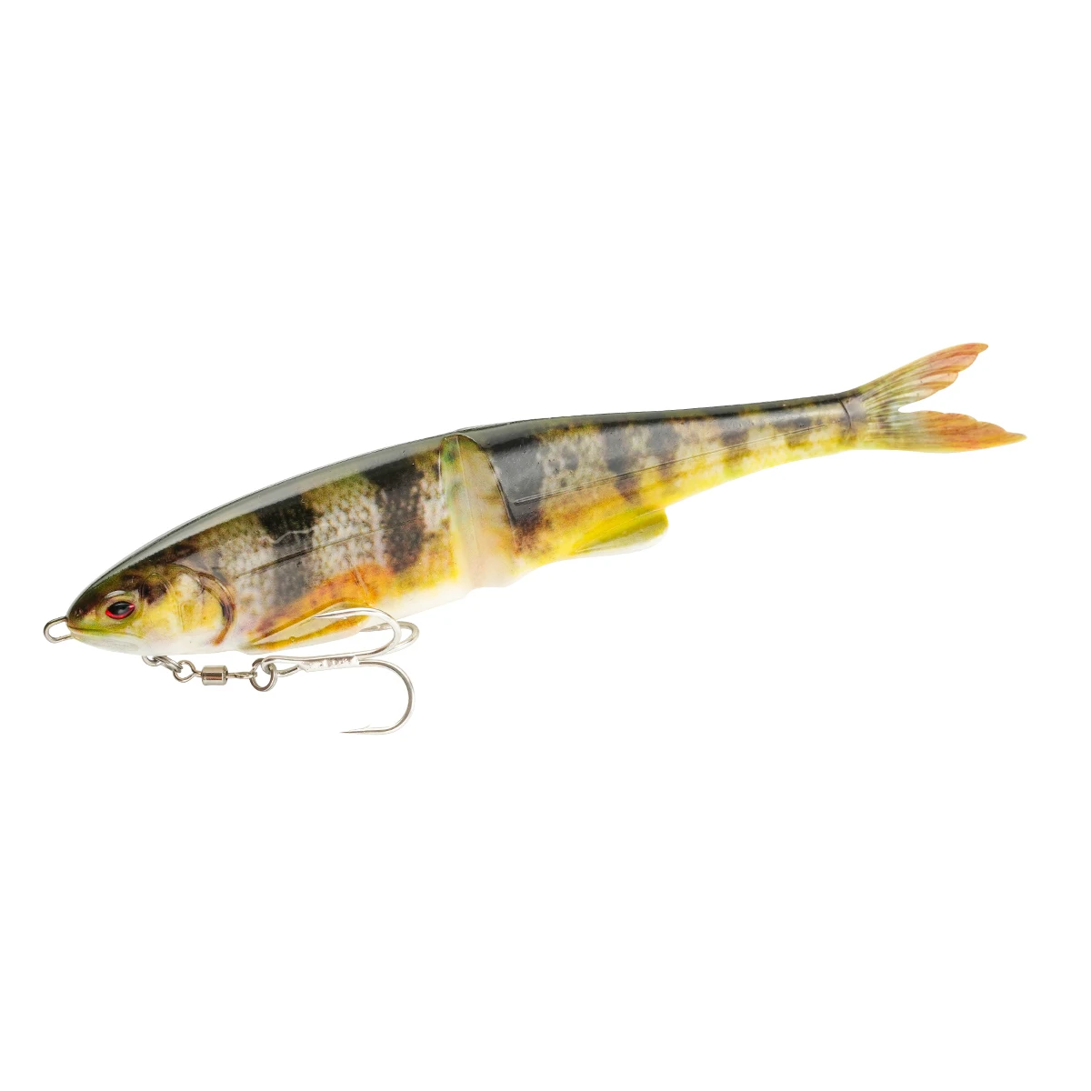 220mm 60g Schwimmender Weichköder für Raubfische, bedruckter Farbfischköder, zweiteiliger Schwimmköder, hohe Qualität